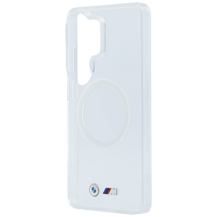 BMW IML удароустойчив метален калъф MagSafe с лого за Samsung Galaxy S26 Ultra - прозрачен