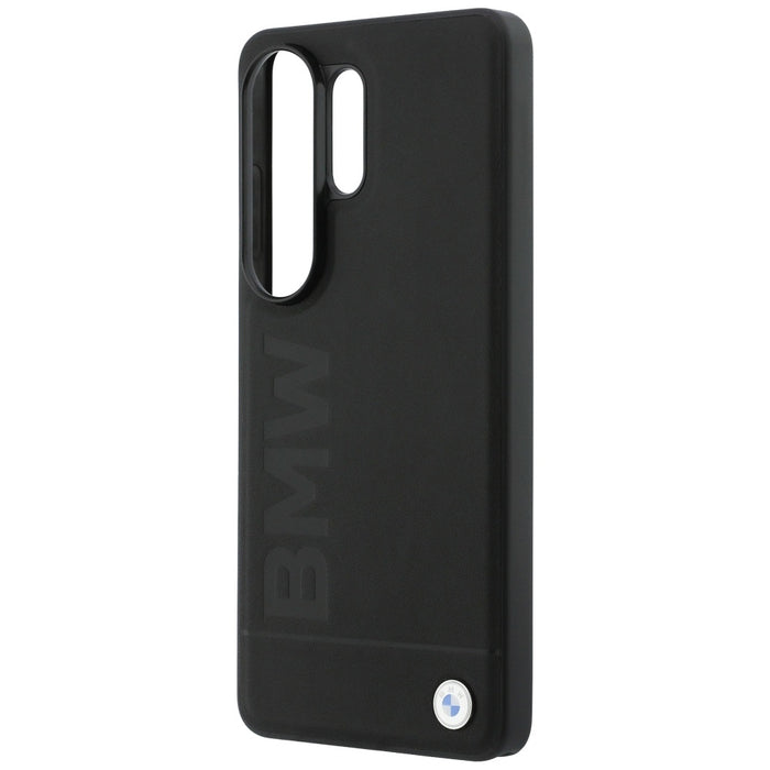 Кожен калъф BMW Hot Stamp MagSafe за Samsung Galaxy S26 Ultra - черен