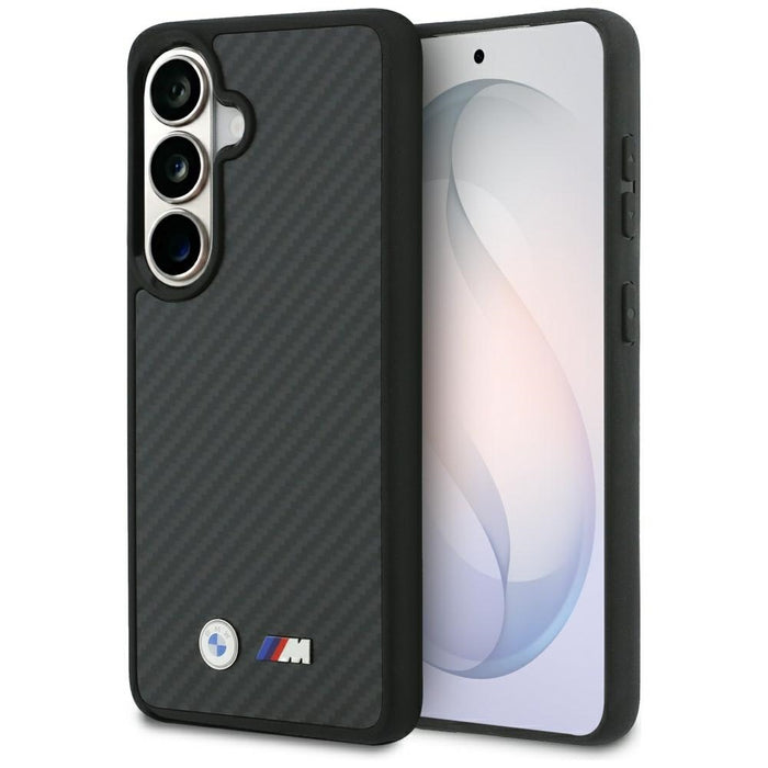 Калъф MagSafe с BMW M Kevlar Logo за Samsung Galaxy S26 - черен