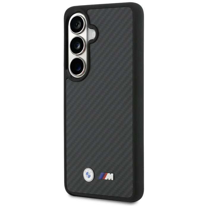 Калъф MagSafe с BMW M Kevlar Logo за Samsung Galaxy S26 - черен