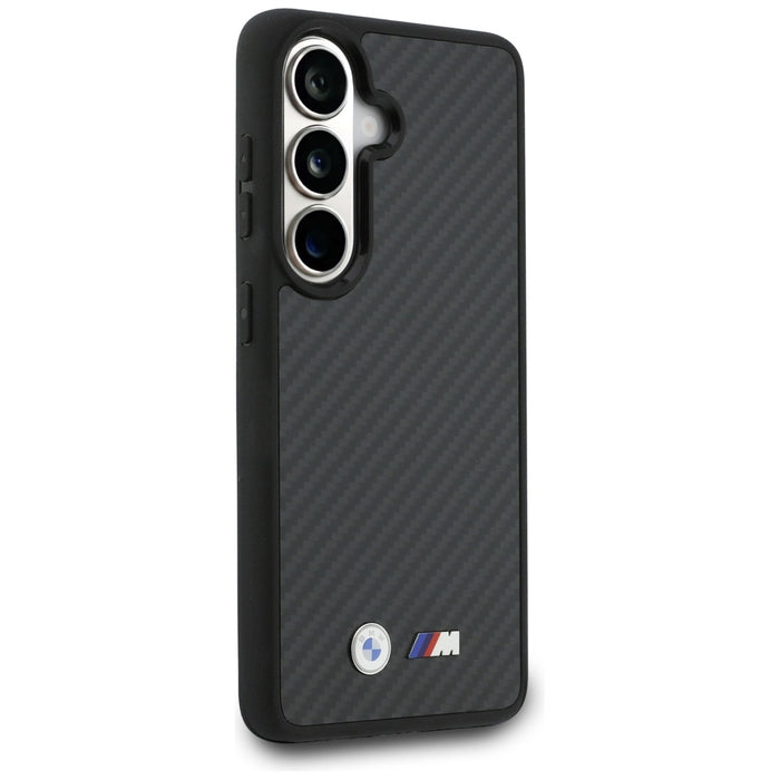 Калъф MagSafe с BMW M Kevlar Logo за Samsung Galaxy S26 - черен