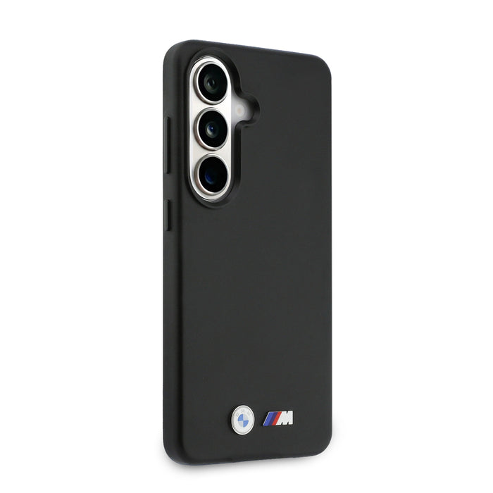 Калъф MagSafe с метално лого на BMW M за Samsung Galaxy S26 - черен