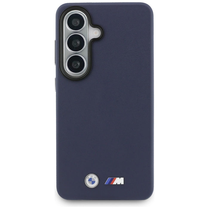 Калъф MagSafe с метално лого на BMW M за Samsung Galaxy S26 - тъмносин