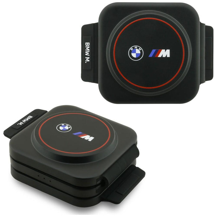 BMW M Qi2 15W безжично зарядно устройство с лого 3 в 1 - червено