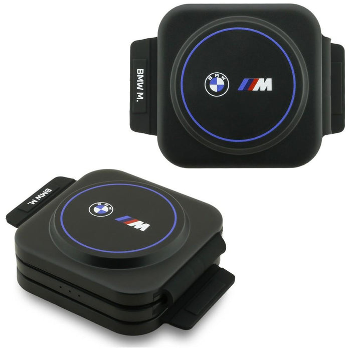 BMW M Qi2 15W 3-в-1 безжично зарядно с лого - синьо