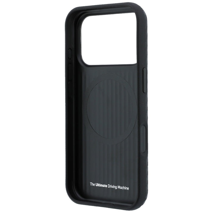 Калъф BMW M Carbon Metal Logo MagSafe за iPhone 17 Pro Max / 18 Pro Max - черен