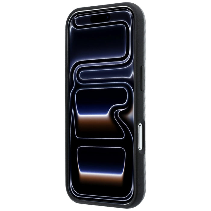 Калъф BMW M Carbon Metal Logo MagSafe за iPhone 17 Pro Max / 18 Pro Max - сив