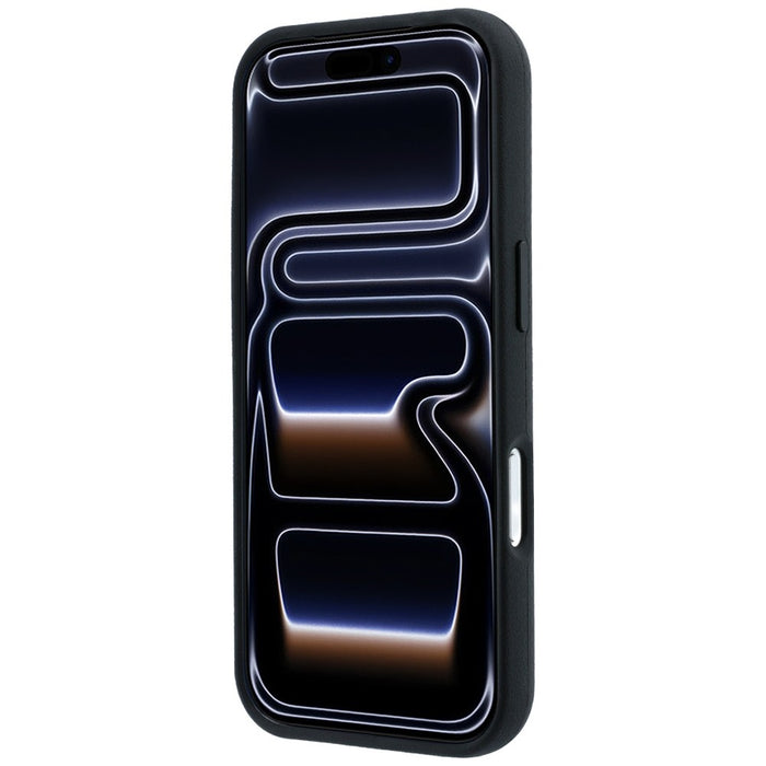Калъф BMW M Quadrille Kevlar Metal Logo MagSafe за iPhone 17 Pro Max / 18 Pro Max - черен