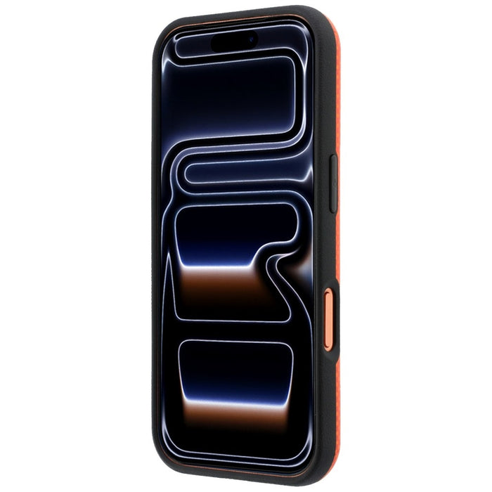 Калъф BMW M Quadrille Kevlar Metal Logo MagSafe за iPhone 17 Pro Max / 18 Pro Max - оранжев