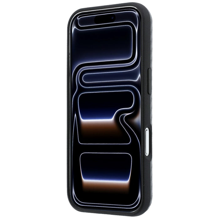 BMW M калъф MagSafe с карбонов принт и пръстени за iPhone 18 Pro Max / 17 Pro Max - сив