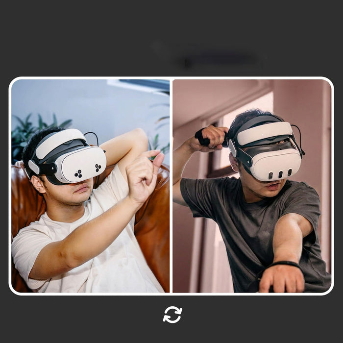 BoboVR M3 каишка за глава за Meta Quest 3 / 3S - бяла
