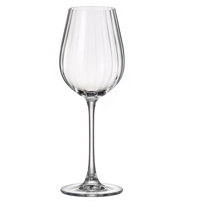 ЧАША ЗА ВИНО 400 ML 6 БРОЯ BOHEMIA OPTIC