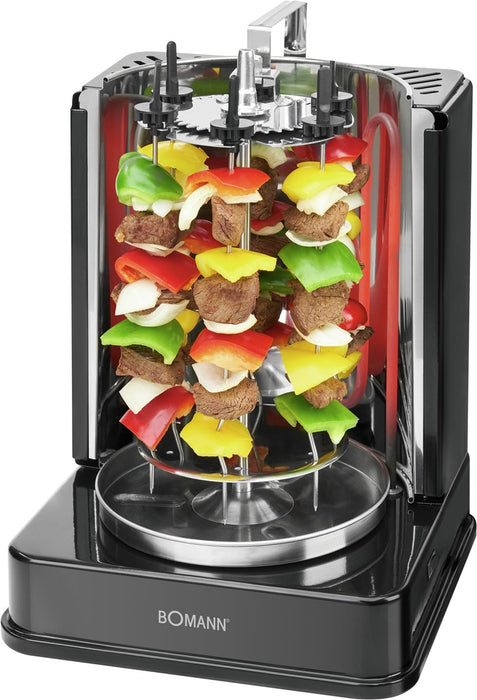 Електрическа скара Bomann DVG 3006 CB, настолна, 1400 W