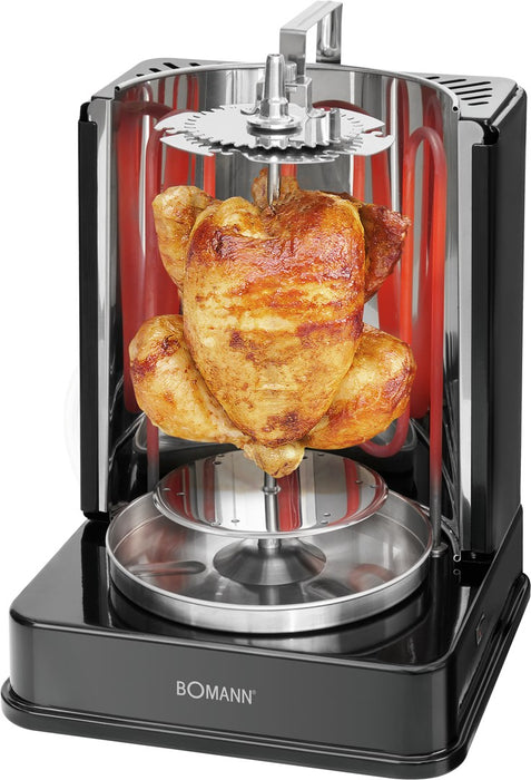 Електрическа скара Bomann DVG 3006 CB, настолна, 1400 W