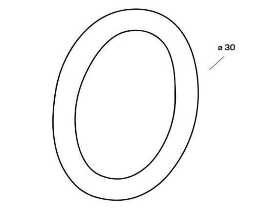 УПЛЪТНЕНИЕ СИЛИКОНОВО Ф40 ММ O-RING
