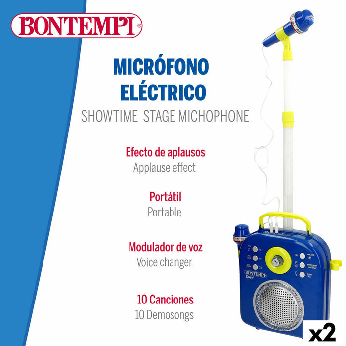 Тонколони с микрофон Караоке Bontempi 2 броя