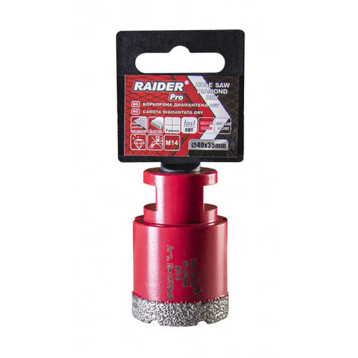 БОРКОРОНА M14 40ММ RAIDER DIAMOND DRY