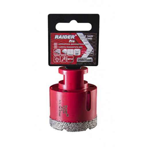 БОРКОРОНА M14 50 ММ RAIDER DIAMOND DRY