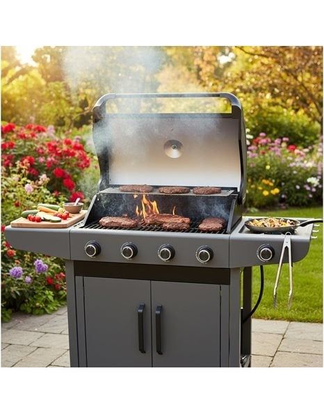 Газово барбекю Bormann - Elite Forge BBQ6041, 14.5W, 4+1 горелки