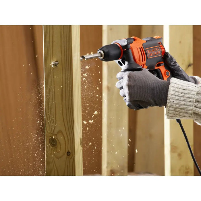 Бормашина Black & Decker BEH710-QS 2800 RPM Черен Оранжев