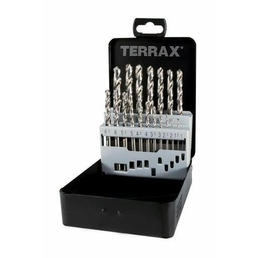 Бормашина TERRAX опаковка DIN 338 25 Части (25 броя)