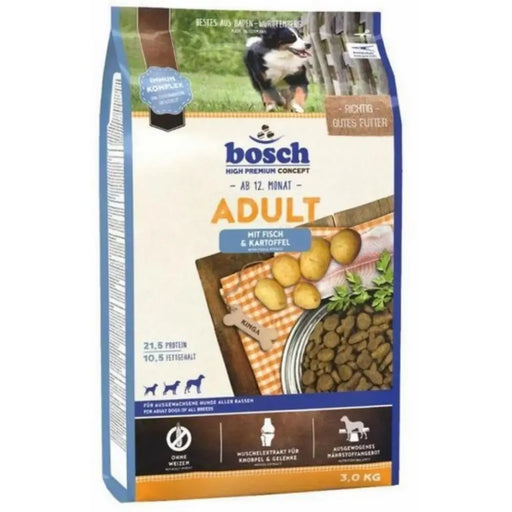BOSCH Adult Fish and Potato - суха храна за кучета - 3 кг