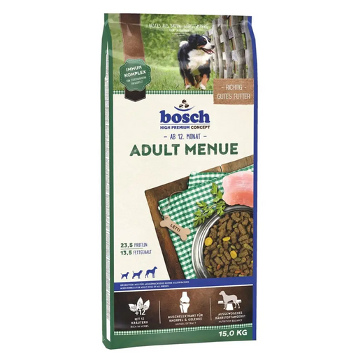 BOSCH Adult Menue - суха храна за кучета - 15 кг