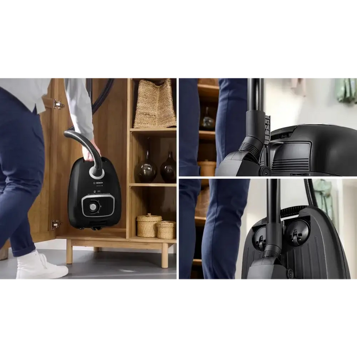 Bosch BGB41BA1 SER4 Прахосмукачка с торба Черна 600 W 75 dB