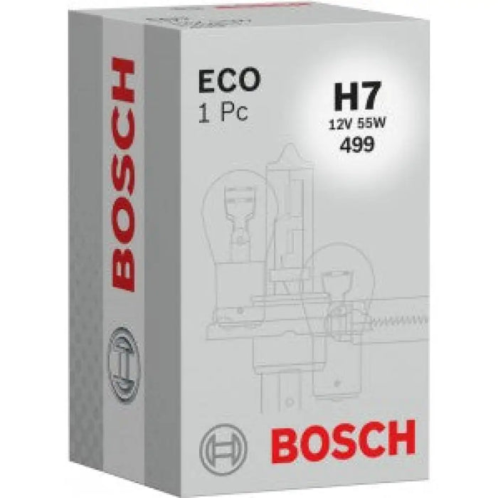 BOSCH ECO H7 3200K 55W 12V CARTON BOX 1 PCS
