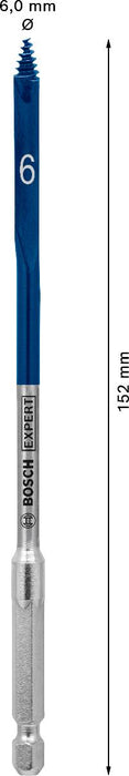 BOSCH EXP ПЛОСКО СВРЕДЛО ЗА ДЪРВО 6 ММ