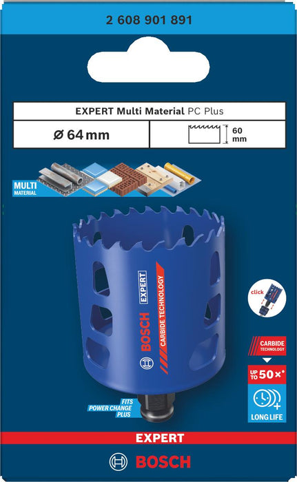 BOSCH EXPERT БОРКОРОНА MULTIMAT 64ММ