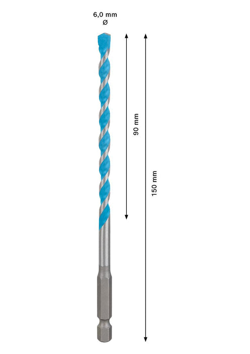 BOSCH EXPERT СВРЕДЛО HEX-9 MULTI 6ММ