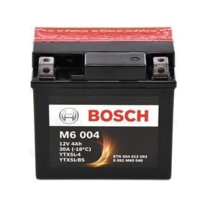 BOSCH M6 AGM YTX5L-BS 4AH 30A 12V R+