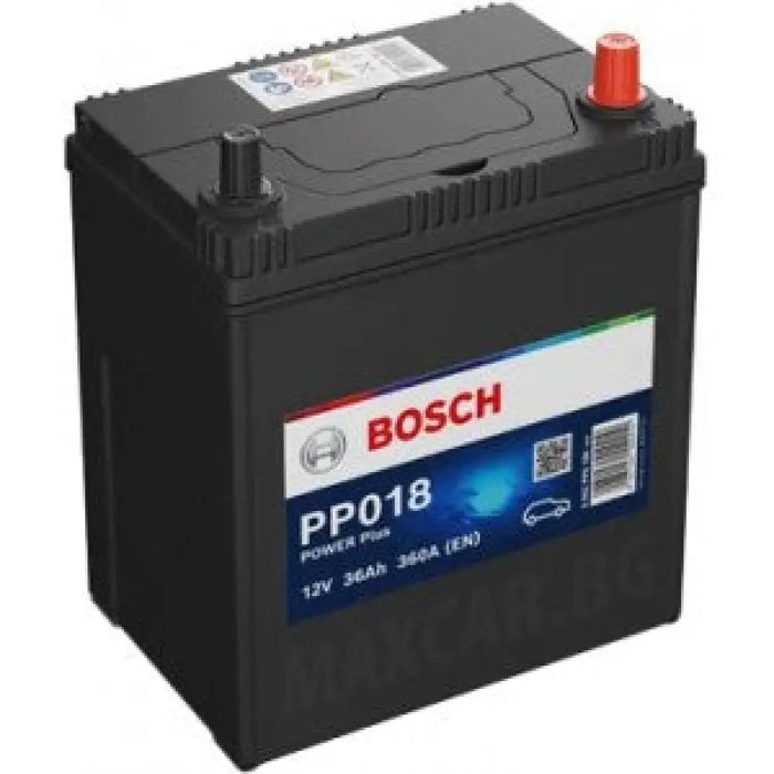 BOSCH POWER PLUS 36AH 360A R+ JIS Тънки клеми