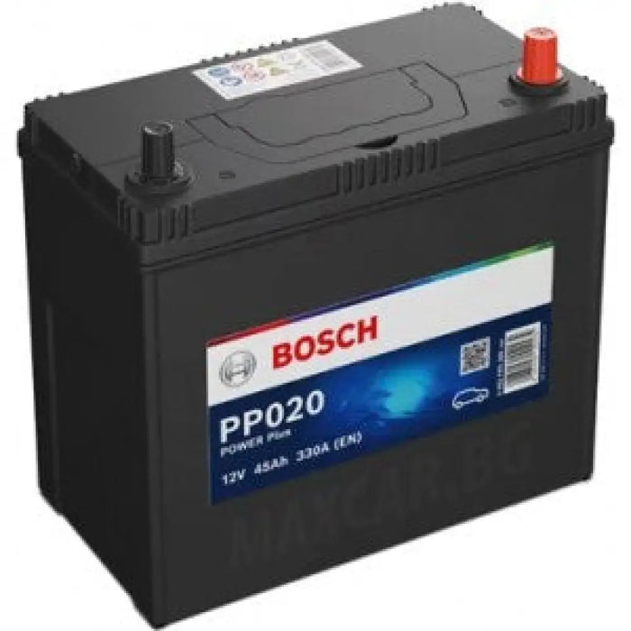 BOSCH POWER PLUS 45AH 330A R+ JIS Тънки клеми