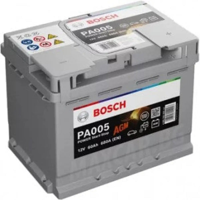 BOSCH POWER START-STOP AGM 60AH 680A R+