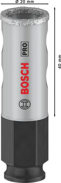 БОРКОРОНА ЗА ПЛОЧКИ Ф20 BOSCH PRO