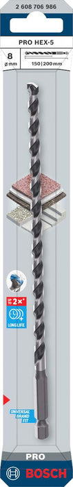 BOSCH PRO СВРЕДЛО HEX-5 2  8ММ