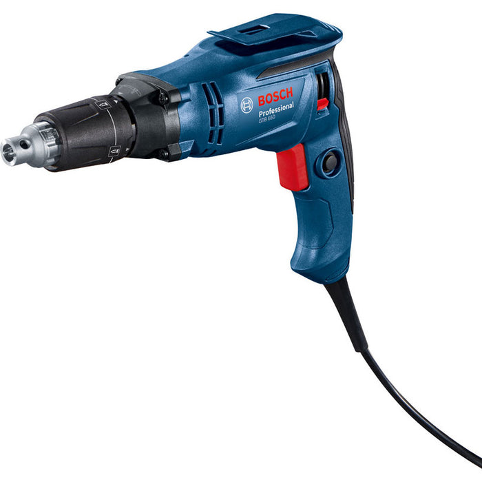 ЕЛЕКТРИЧЕСКИ ВИНТОВЕРТ BOSCH PROFESSIONAL GTB 650 КУФАР