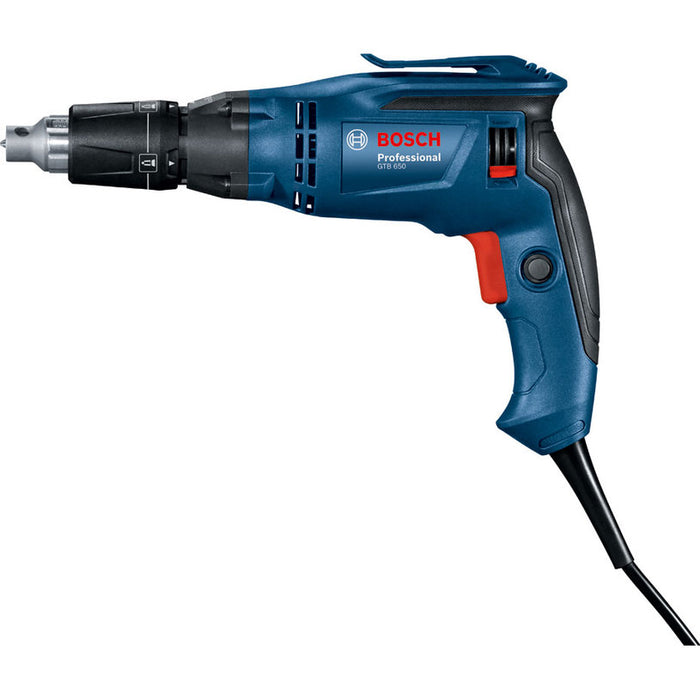 ЕЛЕКТРИЧЕСКИ ВИНТОВЕРТ BOSCH PROFESSIONAL GTB 650 КУФАР
