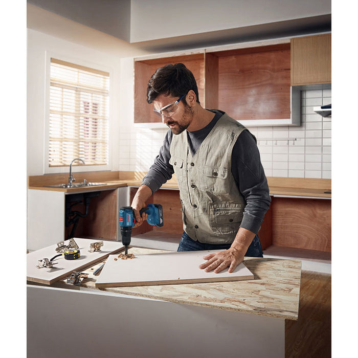 АКУМУЛАТОРНА БЕЗЧЕТКОВА УДАРНА БОРМАШИНА BOSCH PROFESSIONAL GSB 185 18 V, 50.00 nm, БЕЗ БАТЕРИЯ И ЗАРЯДНО, КУФАР