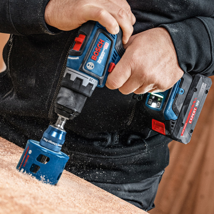 АКУМУЛАТОРНА БЕЗЧЕТКОВА БОРМАШИНА BOSCH PROFESSIONAL GSR 18V-90 18 V, 64.00 nm, БРОЙ БАТЕРИИ 2, 2.00 Ah, КУФАР