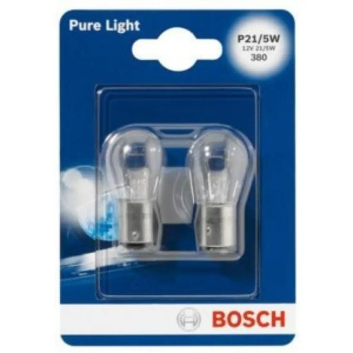BOSCH PURE LIGHT P21/5W 4000K 21W/5W 12V CARTON BLISTER X2