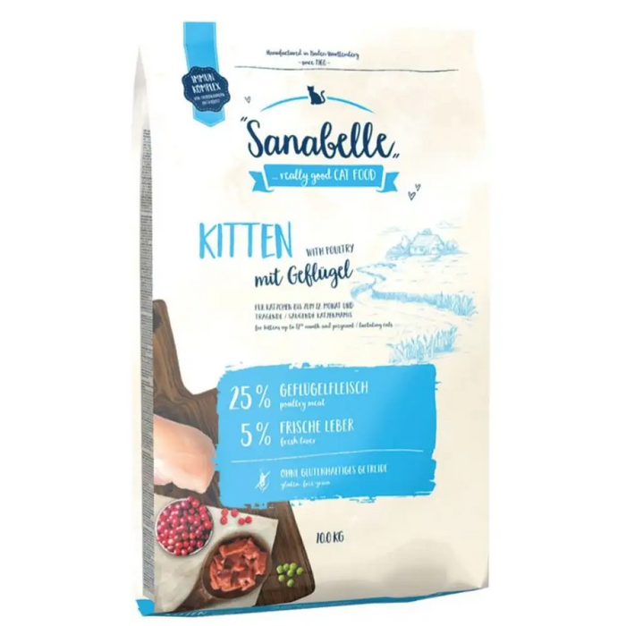 BOSCH Sanabelle Kitten with Poultry - Суха храна за котки