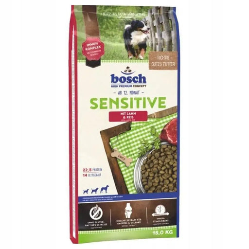 BOSCH Sensitive Lamb&Rice - суха храна за кучета - 15 кг