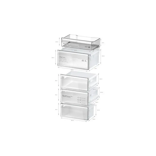 Bosch Serie 4 KGN362IDF хладилник с фризер Свободностоящ
