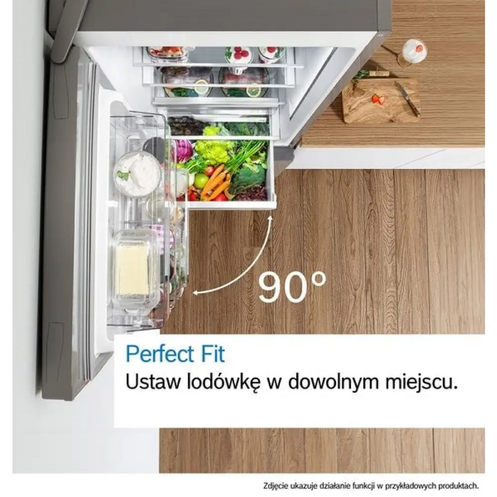 Bosch Serie 4 KGN39VIEB Хладилник с фризер Свободностоящ