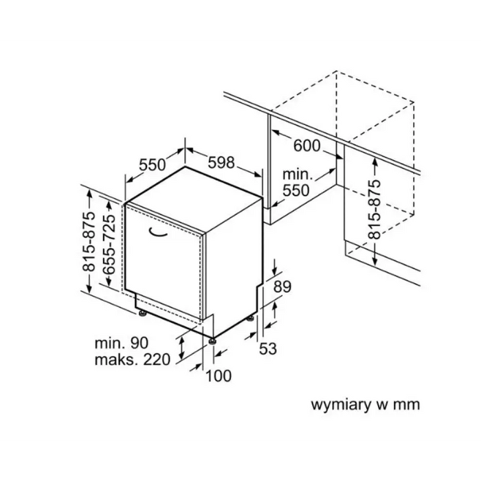 Bosch Serie 4 SMV4HVX11E Съдомиялна за вграждане 14