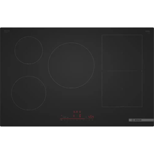 Bosch Serie 6 PVW81CHB1E котлон Черен Вграждане 80 cm Зона