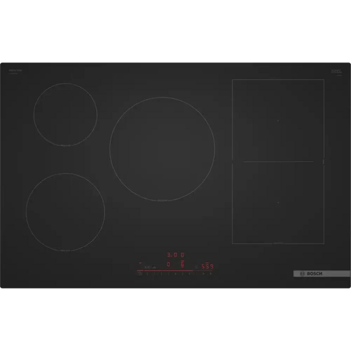 Bosch Serie 6 PVW81CHB1E котлон Черен Вграждане 80 cm Зона